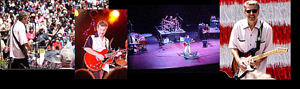 Johnny pictured in some of his appearances. The far left and far right images are courtesy of Michael Albov.